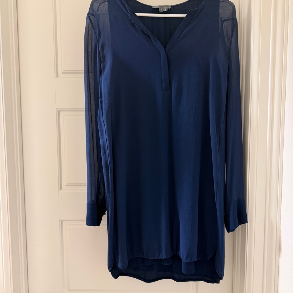 Vince Midnight Blue Mini Dress